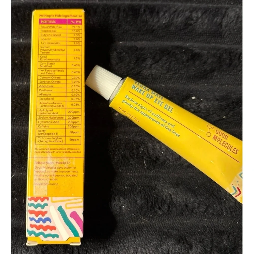 NEW‎ Good Molecules Yerba Mate Wake Up Eye Gel, Reduces Puffiness & Fine Lines